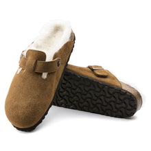 Load image into Gallery viewer, BOSTON SHEARLING SUEDE LEATHER | MINK BIRKENSTOCK