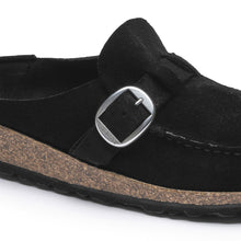 Charger l&#39;image dans la galerie, BUCKLEY SUEDE LEATHER | BLACK BIRKENSTOCK