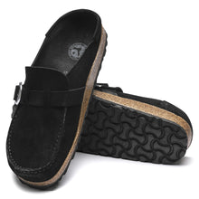 Charger l&#39;image dans la galerie, BUCKLEY SUEDE LEATHER | BLACK BIRKENSTOCK