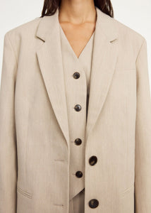 OPHIE BLAZER  | BEIGE MEL Mellow Concept