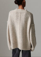 Load image into Gallery viewer, JOSIE SOFT MOHAIR KNIT W | LIGHT GREY MEL Mellow Concept
