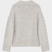 Load image into Gallery viewer, JOSIE SOFT MOHAIR KNIT W | LIGHT GREY MEL Mellow Concept