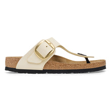 Charger l&#39;image dans la galerie, GIZEH BIG BUCKLE NUBUCK LEATHER | ECRU BIRKENSTOCK