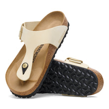 Charger l&#39;image dans la galerie, GIZEH BIG BUCKLE NUBUCK LEATHER | ECRU BIRKENSTOCK