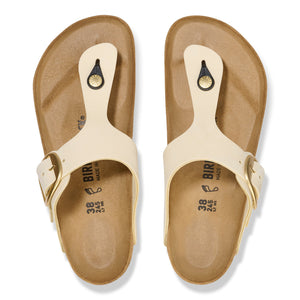 GIZEH BIG BUCKLE NUBUCK LEATHER | ECRU BIRKENSTOCK