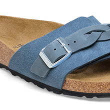 Charger l&#39;image dans la galerie, PULA OITA BRAIDED SUEDE LEATHER | ELEMENTARY BLUE BIRKENSTOCK