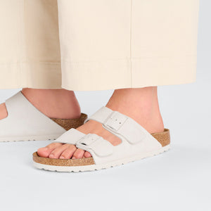 ARIZONA SUEDE LEATHER | ANTIQUE WHITE BIRKENSTOCK