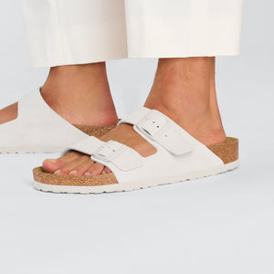 ARIZONA SUEDE LEATHER | ANTIQUE WHITE BIRKENSTOCK