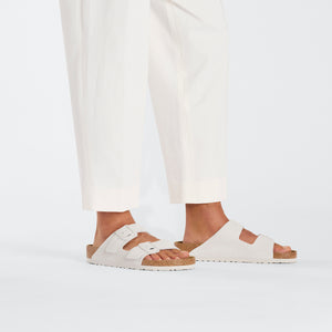 ARIZONA SUEDE LEATHER | ANTIQUE WHITE BIRKENSTOCK