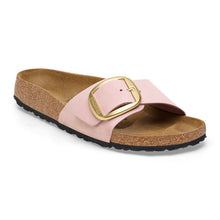 Charger l&#39;image dans la galerie, MADRID BIG BUCKLE NUBUCK LEATHER | PINK BIRKENSTOCK