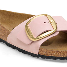 Charger l&#39;image dans la galerie, MADRID BIG BUCKLE NUBUCK LEATHER | PINK BIRKENSTOCK