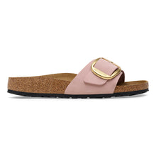 Charger l&#39;image dans la galerie, MADRID BIG BUCKLE NUBUCK LEATHER | PINK BIRKENSTOCK