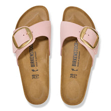 Charger l&#39;image dans la galerie, MADRID BIG BUCKLE NUBUCK LEATHER | PINK BIRKENSTOCK