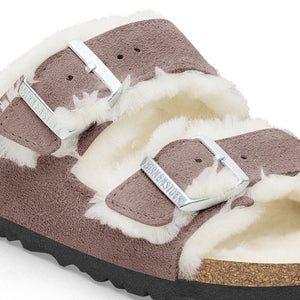 ARIZONA SHEARLING SUEDE LEATHER | FADED PURPLE BIRKENSTOCK