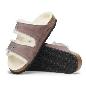 ARIZONA SHEARLING SUEDE LEATHER | FADED PURPLE BIRKENSTOCK