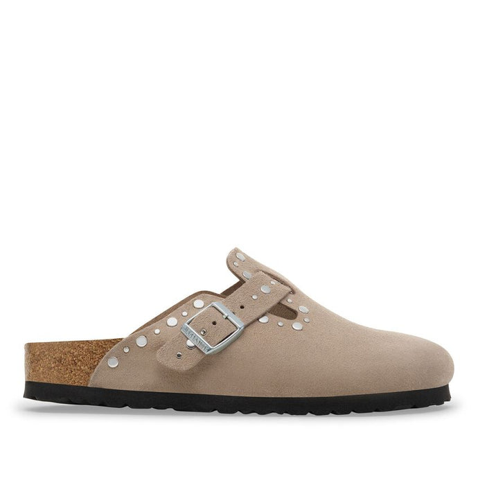 BOSTON | RIVET SUEDE TAUPE (NARROW) BIRKENSTOCK