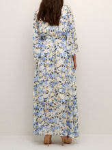 Load image into Gallery viewer, EVA DRESS | BLUE/YELLOW PAINT KAFFE