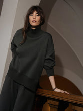 Load image into Gallery viewer, BARKER HIGH NECK SWEAT | OLIVE MARL VARLEY