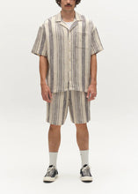 Load image into Gallery viewer, TOMMI RIGA SHORTS | NAVY STRIPE GABBA