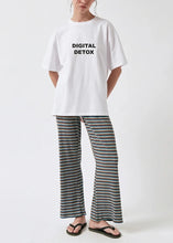 Load image into Gallery viewer, DIGITAL DETOX T-SHIRT WHITE AMT. STUDIO