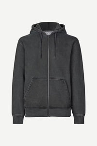 SAPIGMENT ZIP HOODIE 14485 | BLACK SAMSOE SAMSOE