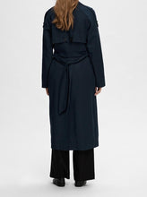 Load image into Gallery viewer, SLFNEW BREN LS TRENCH COAT  | DARK SAPPHIRE SELECTED