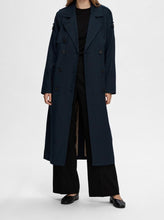 Load image into Gallery viewer, SLFNEW BREN LS TRENCH COAT  | DARK SAPPHIRE SELECTED