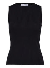 Charger l&#39;image dans la galerie, SLFLYDIA SL O-NECK KNIT TOP | BLACK SELECTED