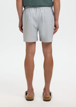 Load image into Gallery viewer, SLHCOOPER-SEERSUCKER SWIMSHORTS |  BLUE MIRAGE WITH EGRET SELECTED MEN