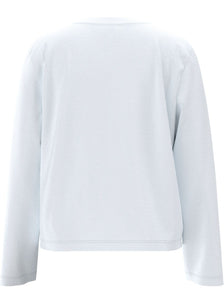 SLFESSENTIAL LS BOXY TEE | BRIGHT WHITE SELECTED