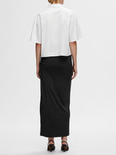 Load image into Gallery viewer, SLFAGNESE 2/4 CROPPED PEARL SHIRT | BRIGHT WHITE SELECTED