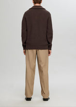 Load image into Gallery viewer, SLHLAND LS KNIT HALF ZIP | CHOCOLATE TORTE SELECTED