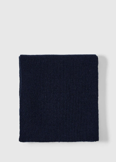 SLHMASON MERINO WOOL KNIT SCARF SKY CAPTAIN SELECTED MEN