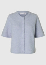 Load image into Gallery viewer, SLFLULU KNIT SHORT CARDIGAN | CASHMERE BLUE