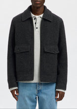 Load image into Gallery viewer, SLHJAKOB WOOL BLEND JACKET | GREY MELANGE SELECTED