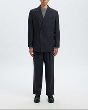 Charger l&#39;image dans la galerie, SLHRELAXED-ANDERSON WOOL BLEND BLAZER | DARK NAVY CHALK STRIPE SELECTED MEN