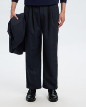 Charger l&#39;image dans la galerie, SLHRELAXED-ANDERSON WOOL BLEND | DARK NAVY CHALK STRIPE SELECTED MEN