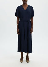 Load image into Gallery viewer, SLFIONA REGULAR 2/4 ANKLE DRESS |  DARK SAPPHIRE 34 DAY BIRGER AND MIKKELSEN
