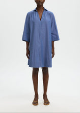 Load image into Gallery viewer, SLFKIRA TALIA OVERSIZE 3/4 DRESS | DARK BLUE SELECTED