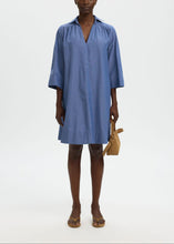 Load image into Gallery viewer, SLFKIRA TALIA OVERSIZE 3/4 DRESS | DARK BLUE SELECTED