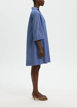 Load image into Gallery viewer, SLFKIRA TALIA OVERSIZE 3/4 DRESS | DARK BLUE SELECTED