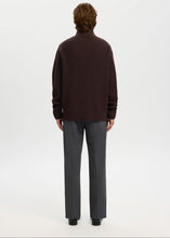 Load image into Gallery viewer, SLHLAND LS KNIT HALF ZIP | CHOCOLATE TORTE Mellow Concept