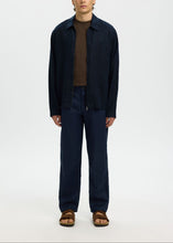 Load image into Gallery viewer, SLHREGJEREMY LINEN ZIP OVERSHIRT | SKY CAPTAIN SELECTED MEN