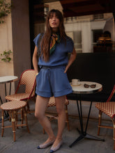 Load image into Gallery viewer, Varley ATRIUM HIGH RISE SHORT 4.5 | BIJOU BLUE