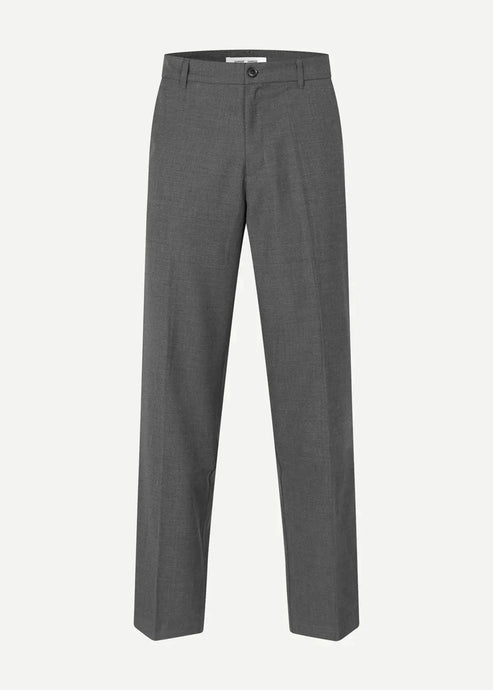 SANOAH TROUSERS | DARK GREY MEL. SAMSOE SAMSOE