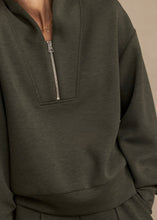 Load image into Gallery viewer, Varley DAVIDSON SWEAT | OLIVE MARL