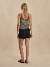Load image into Gallery viewer, Varley JARED KNIT TOP | BLACK/EGRET
