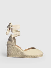Load image into Gallery viewer, CHIARA ESPADRILLE WEDGE | IVORY CASTANER
