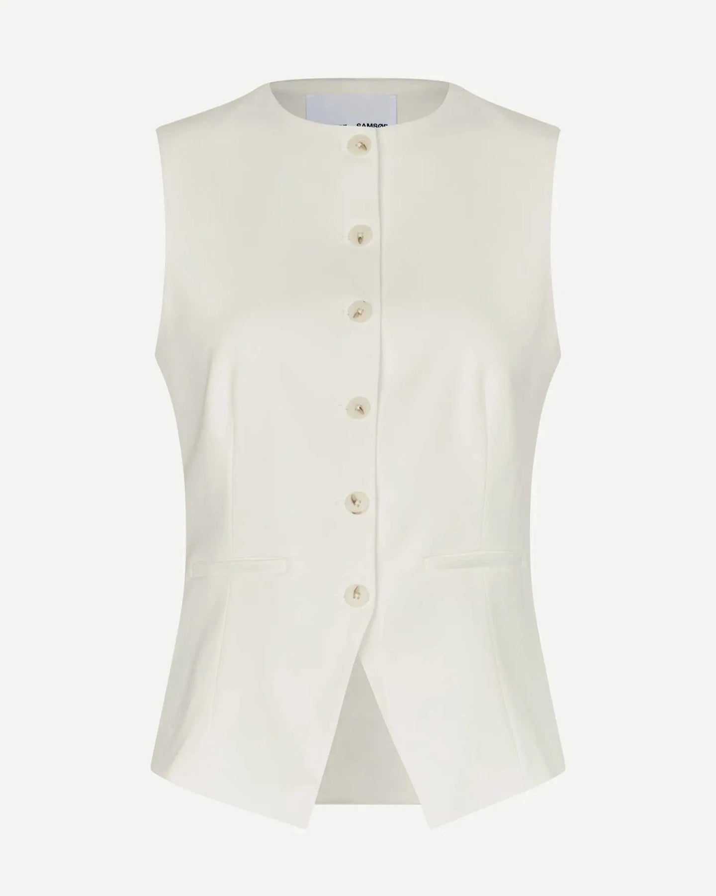 SARUMA VEST | WHITE SAMSOE SAMSOE