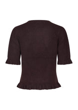 Load image into Gallery viewer, CARLA FRILL CHAGALL KNIT | DEEP PURPLE MBYM